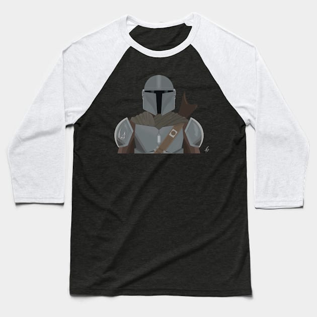 Bounty Hunter Baseball T-Shirt by mikineal97